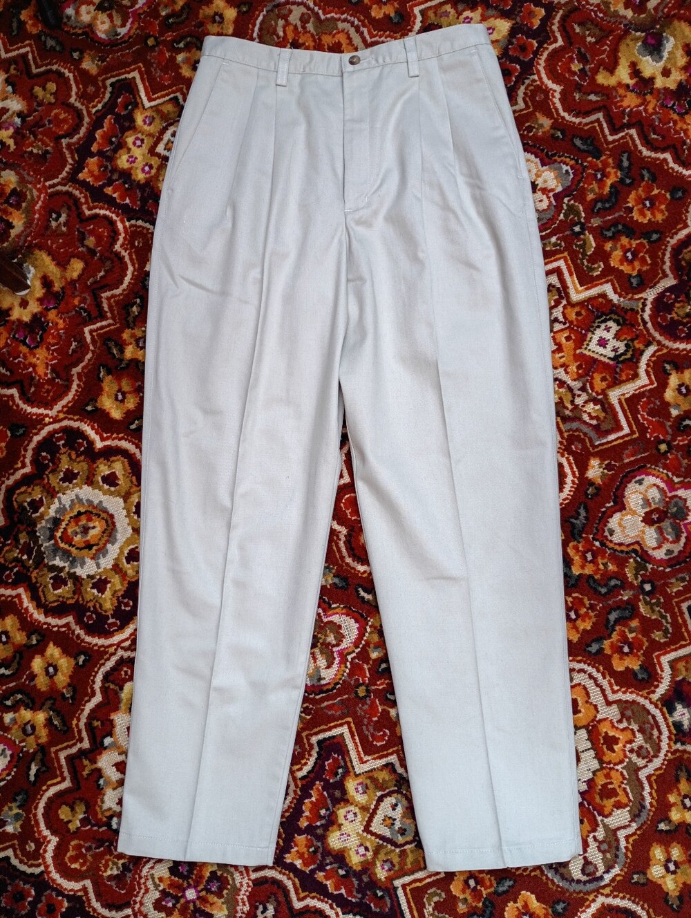 Eddie Bauer Women's Petite 12 Cotton Pants — Light Beige